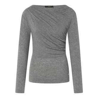 Windsor Long Sleeve Top - Dames - Longsleeves - Grijs - XS - Tops