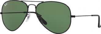 Ray-Ban Mens Aviator Classic Sunglasses In Black