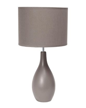 Lalia Home Essentix 18.11In Traditional Standard Ceramic Dewdrop Table Desk Lamp