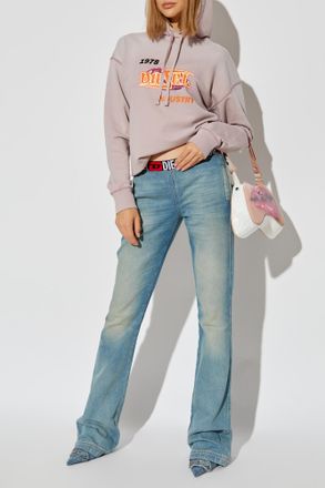 Diesel Sweatshirt F-BUXT-HOOD-P2, Womens, Purple