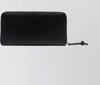Emporio Armani leather zip-around wallet