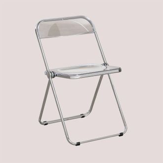 Sklum Silla De Comedor Plegable En Hierro Kepko Sklum Transparente