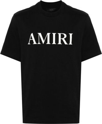 Amiri Black Logo Print T-shirt