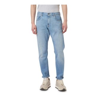 Eleventy Slim Fit Jeans, male, Blue, W31, Pantalone 5 Tasche Regular