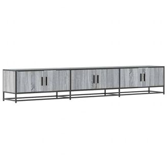Berkfield Home TV Cabinet Grey Sonoma 240x35x41 cm Engineered Wood | Size: 240 x 35 x 41 cm