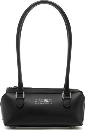 Maison Margiela Bauletto Mini Schoudertas - Dames - Schoudertassen - Zwart - ONE Size - Leer - Tassen