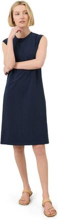 Pact Organic Cotton Soft-Slub Essential Muscle Tee Dress in Navy at Nordstrom, Size Xx-Large