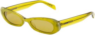 Retro Superfuture IZIPHO MINDLESS I99 Mens Sunglasses Green Size 52