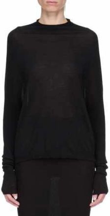 Rick Owens Crater Knit - Dames - Coltruien - Zwart - S - Wol - Truien & Vesten