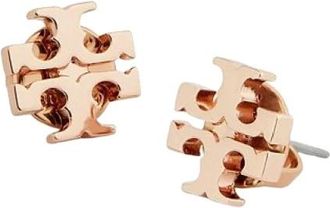 Tory Burch Kira Oorbellen Dubbele T Vorm - Dames - Oorbellen - Geel - ONE Size - Accessoires