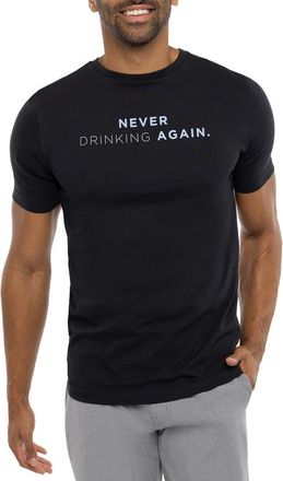 Travis Mathew Finest Bottle Graphic Tee in Black/Blue at Nordstrom Rack, Size Medium