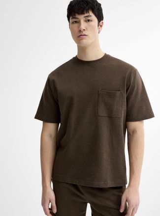 Le 31 Mens Hemp blend jersey T-shirt