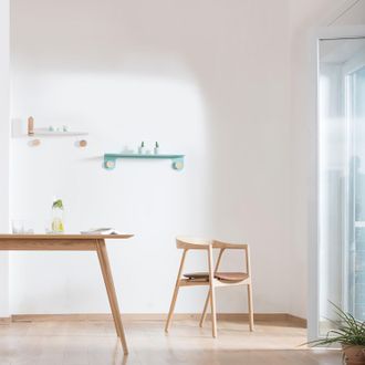 Studio Copenhagen home24 Studio Copenhagen Esstisch Sander Massivholz Eiche 180x76x90 cm (BxHxT) Skandi für 6-8 Personen