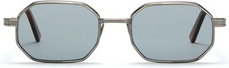 L.G.R Axum 6462 Mens Sunglasses Silver Size 50