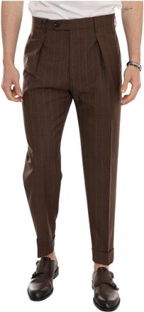 Berwich Scotch Broek - Heren - Nette broeken - Bruin - L - Wol - Broeken