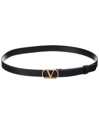 Valentino Vlogo Signature Leather Belt