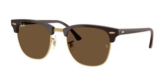 Ray-Ban RB3016F Clubmaster Asian Fit 687853 Mens Sunglasses Brown Size 55