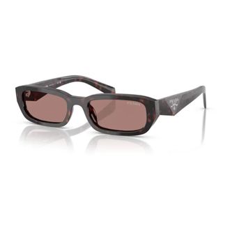 Prada Sunglasses, female, Brown, Size: 53 MM Sunglasses