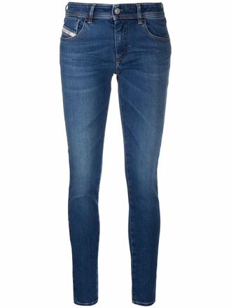 Diesel 2018 Slandy-Low 09C21 skinny jeans - women - Cotton/Modal/Polyester/Spandex/Elastane - 25/32 - Blue