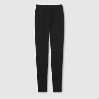Gucci Elastic GG Jacquard Leggings, Black, Ready-to-wear