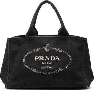 Prada Pre-owned Prada Canvas Canapa Logo Satchel Ladies U01UQ08KMNOC5MX4