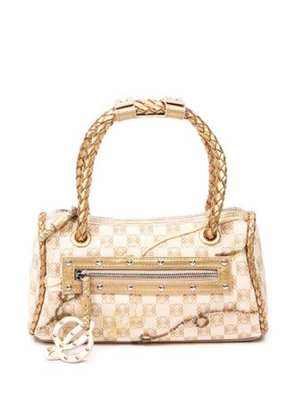 Loewe anagram-print shoulder bag - Neutrals