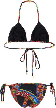 Dolce & Gabbana Womens Multicolor Polyamide Bikini Clothing