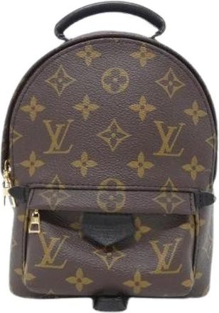 Louis Vuitton Pre-owned Palm Springs Monogram Backpack Mini - Dames - Vintage Rugzakken - Bruin - ONE Size - Vintage