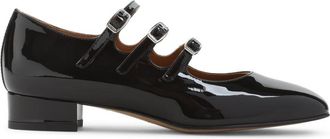 Carel Black Leather Pumps
