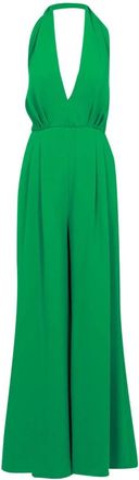 Aniye By Groene Wide-Leg Halter Jumpsuit - Dames - Jumpsuits - Groen - L - Jumpsuits & Playsuits