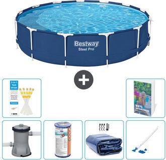 Bestway Piscina Bestway Steel Pro Redonda - 396x84 Cm - 7-piezas S201