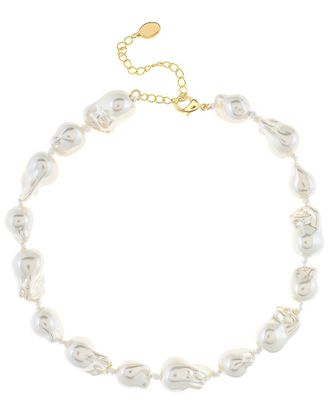 Rivka Friedman 18K Plated Pearl Necklace