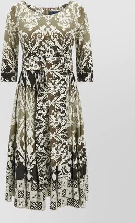Samantha Sung printed cotton midi dress