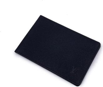Louis Vuitton Pre-owned Wallets, female, Black, Size: ONE SIZE Pre-owned Leather Wallet