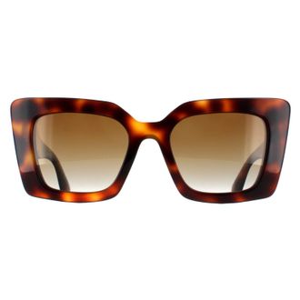 Burberry BE4344 Daisy 3316T5 licht havana bruin gradiënt gepolariseerde zonnebril