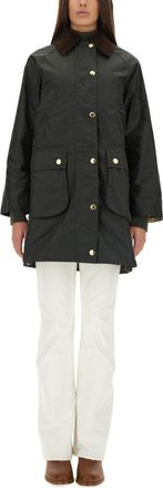 Barbour Giacca Lunga Cerata Beadnell-Donna