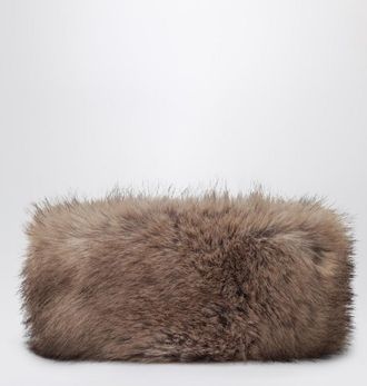 Stand Studio Zephyra headband in beige fur