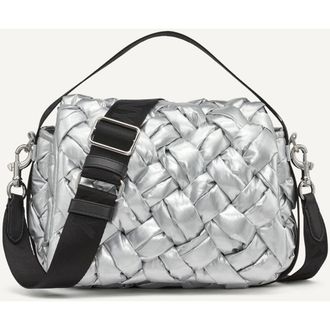 DKNY Nadia Flap Shoulder Bag in Silver at Nordstrom