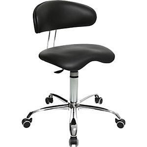 Topstar Silla Giratoria Sitness 40 Tapizado De Piel Sint&eacute;tica Negro