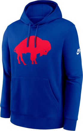 Nike Buffalo Bills Club Logo Nike Mens NFL Pullover Hoodie in Blue | NKDK4DA81V-N09