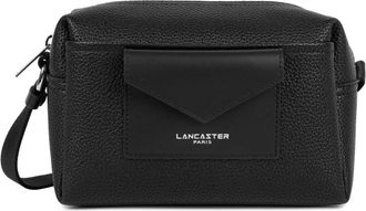 Lancaster Tassen, Dames, Zwart, ONE Size, Leer, Maya Double KBA Crossbody Tas