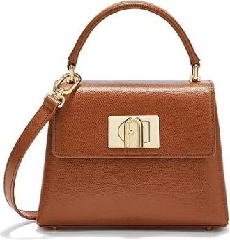 Furla 1927 Borsa A Mano Mini - Dames - Handtassen - Bruin - ONE Size - Leer - Tassen