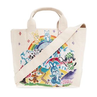 Kenzo Handbags, male, Beige, Size: ONE SIZE Small Shopper Handbag