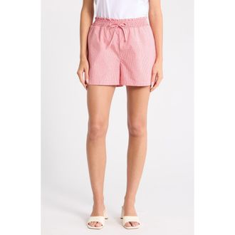 Daniel Rainn Gingham Matching Shorts in Red at Nordstrom Rack, Size X-Large