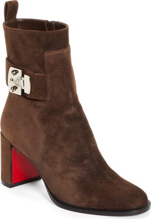 Christian Louboutin Lock Bootie in Cosme at Nordstrom, Size 11Us