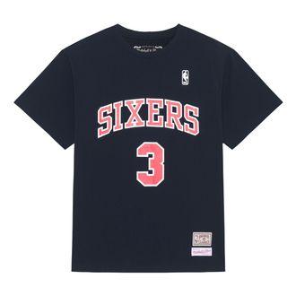 Mitchell & Ness x NBA Philadelphia 76ers T-shirt Allen Iverson 3 MNJYSST230132-BLACK