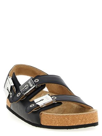 Balenciaga Scholl Sandal - Black