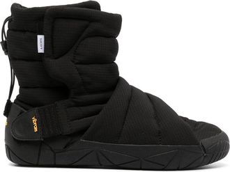 Suicoke Futon-Hi padded boots - unisex - Rubber/Rubber/Fabric/Fabric - 9 - Black