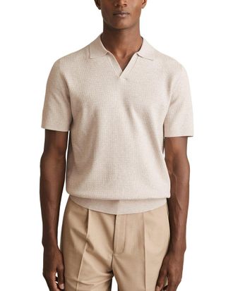 Reiss Tyne Open Collar Soft Top