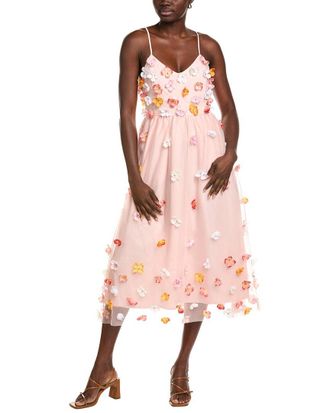 English Factory Flower Midi Dress